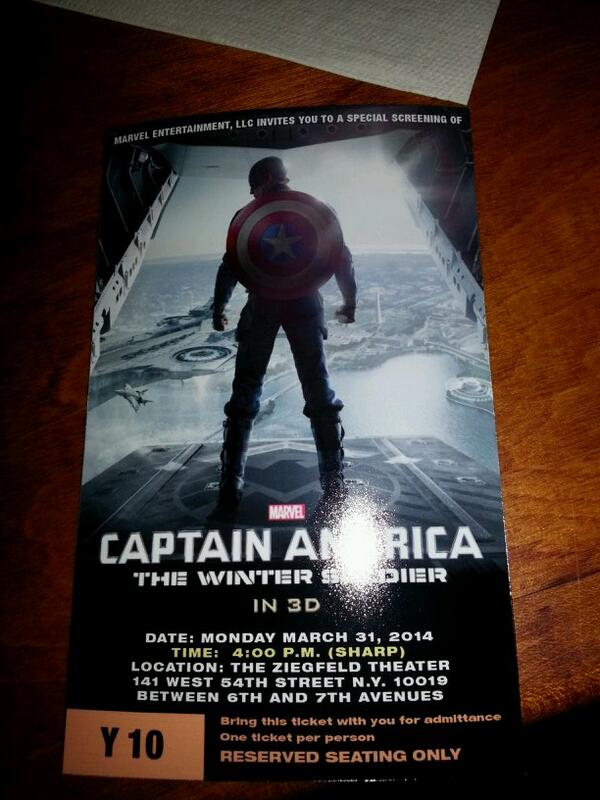 newgenuniverse's tweet image. Thanks @Marvel for inviting us to the cap 2 screening...we're pumped! #WinterSoldier