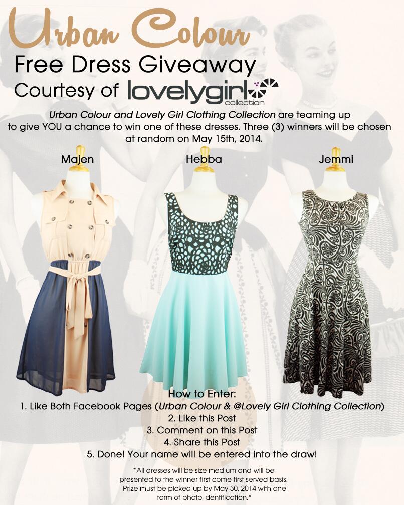 LGC_CANADA's tweet photo. Free Dress Giveaway With @urbancolour #terrace #bc #freeswag #dresses #springsummer #lovelygirlcollection http://t.co/pe373XAGp7