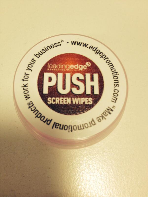 edgepromotions1's tweet photo. We finally got twitter!!! Anyone who retweets this post will receive our new screen wipes #FirstTweet http://t.co/8URHCtjxXA