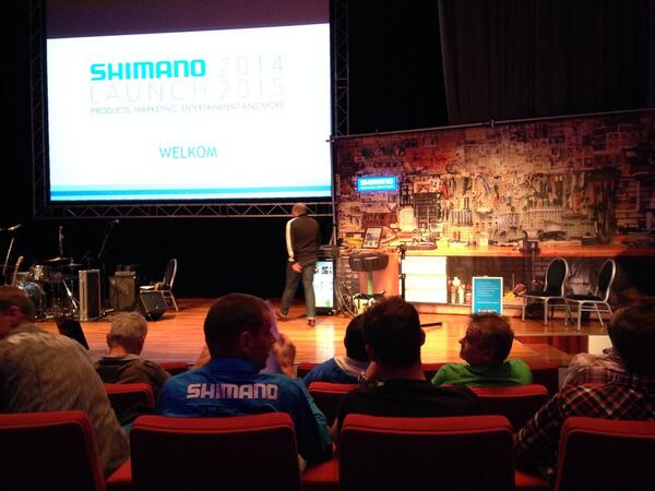 Vanmiddag en avond in Eindhoven bij <a href="/ShimanoBenelux/">Shimano Benelux</a> zodat we als Shimano service centre up to date zijn in 2014/2015!