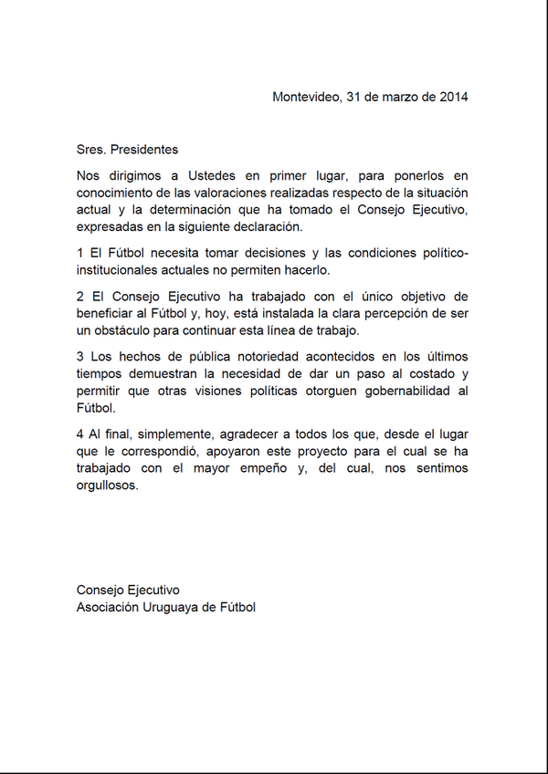 El blog de Juanjo Pereyra : Renunció Sebastián Bauzá; la 