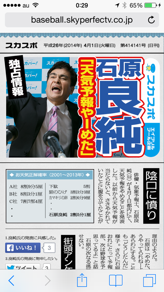 つらいシンタロス 石原良純天気予報士辞めるらしい Http T Co 9lqpwolf