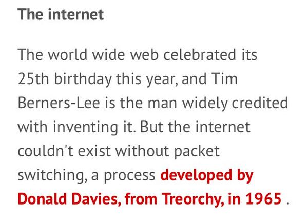 none of this would be possible without the welsh