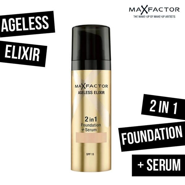 Maxfactorar's tweet photo. Si tu cutis es seco, la base #AgelessElixir es tu mejor opción. Su fórmula contiene maquillaje + un serum con FPS15. http://t.co/9FzW9It8Nj