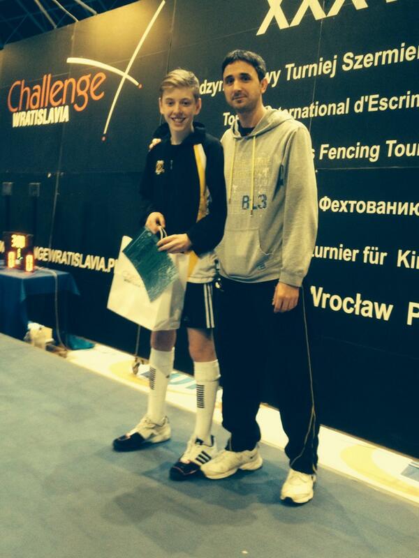 JamieCraze's tweet photo. L8 at the Challenge Wratislavia U15 International in Poland today @trurofencing @TruroSchool http://t.co/qCtmA6btkk
