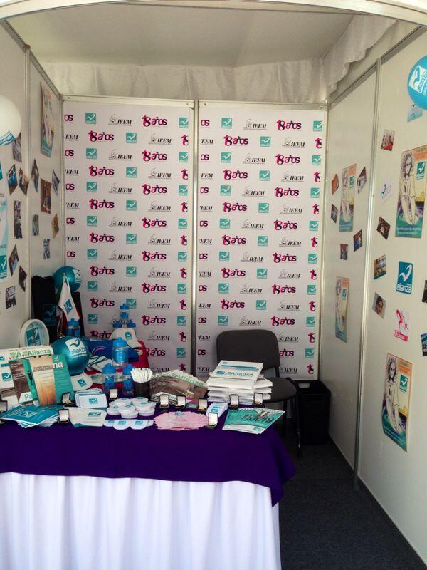 efortiza's tweet photo. Éste es el stand de @NuevaAlianza @agencia_NA  en el marco de la celebración del 18 Aniversario del @IEEM_MX http://t.co/tFvAuixFgB