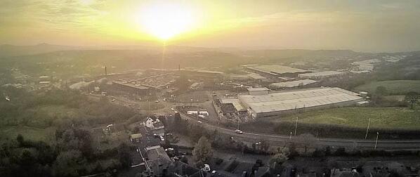 Avionic2014's tweet image. Sunset over Mucklow hill