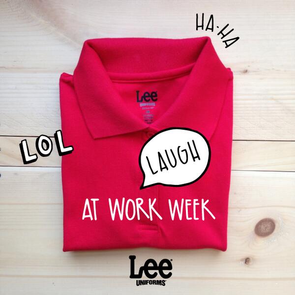 Twist_OP's tweet image. Glad to see you&apos;re celebrating! RT @leeuniforms: #Laugh at #work and the day will fly by! #LaughAtWorkWeek #HaHa