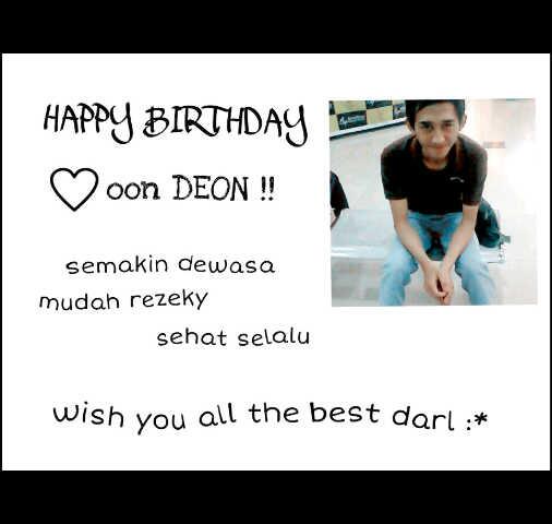 _dhedeon's tweet image. Rt"@SylviaAlvian: Selamat ulangtahun kesayangan :* http://t.co/Q4uwNhDf8k"