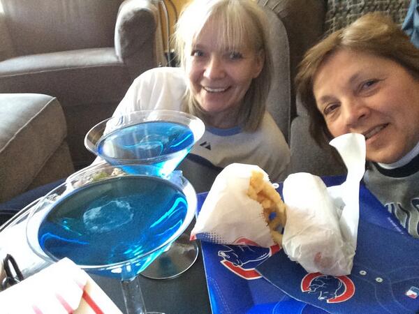 flaggladies's tweet image. Opening Day! Go Cubs!