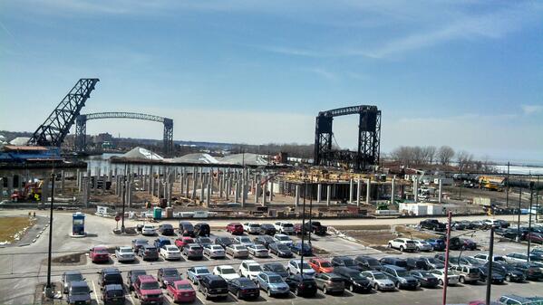 AloftCLE's tweet photo. Happy Monday! Sunshine at #phaseII progress. #flatseastbank #happyincle http://t.co/yyuriZ1O6H