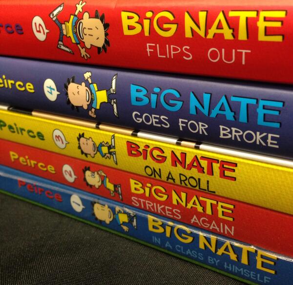 HarperChildrens's tweet photo. RT if there's a BIG NATE fan in your house! http://t.co/4k7ufBoaK5