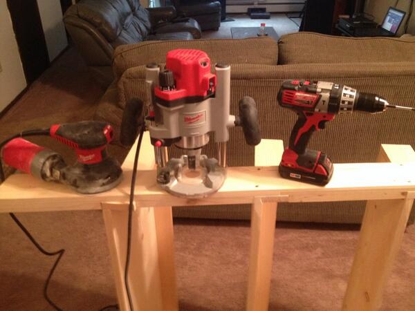 shakes_30's tweet photo. @MilwaukeeTool todays tools for my after work project #lovemilwaukeetools http://t.co/gjCBSYDbim