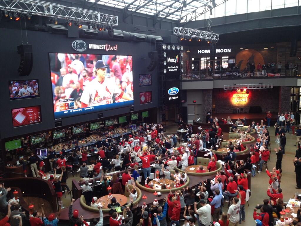 St. Louis Cardinals on X Last out from Fox Sports Midwest Live in Ballpark Village. http t S2HCGXYsfL X