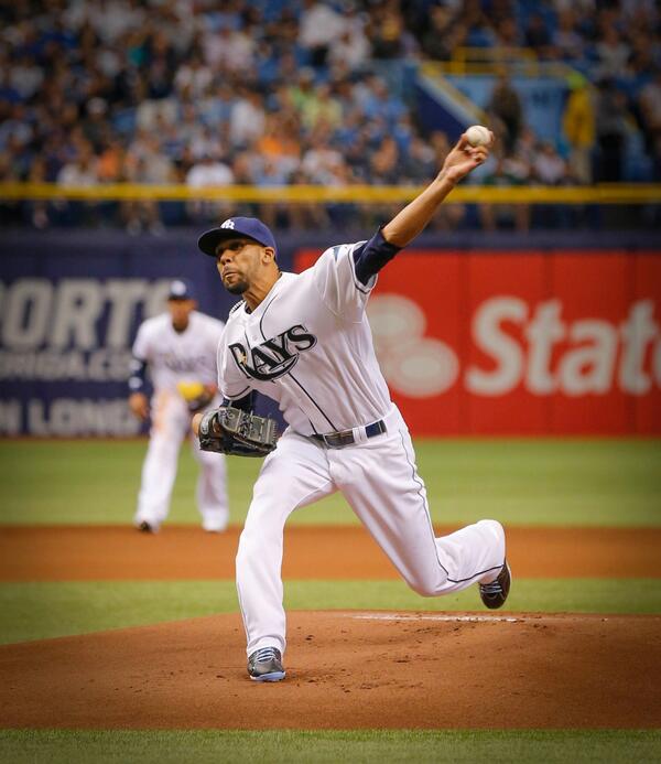 RaysBaseball's tweet photo. No. 1 of 162 in the books. @DAVIDprice14 was victorious on a glorious #RaysOpeningDay. Rays down the Jays, 9-2. http://t.co/RB2kFdWJSA