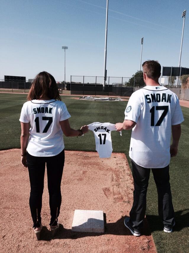 Seattle Mariners on X: Needless to say, it was a big day for Justin Smoak.  RT @KristinSmoak: We are adding a member to Team Smoak!   / X