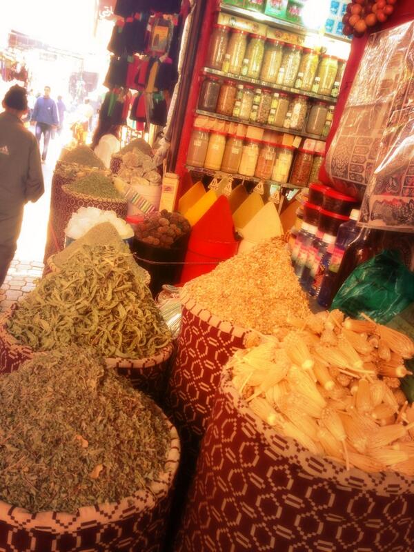 EmilyKateWarren's tweet image. Mmmmmm ... Following my nose in the spice market. #merryinmarrakech