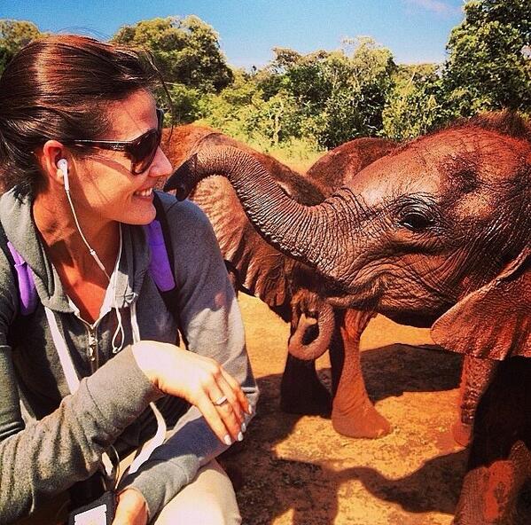 ChannelOneNewz's tweet photo. Ayy Shelby Holliday here. Tbt to when I visit n saw the elephants lmao. Like tf you lookin at? #gtfo #elephantssuck http://t.co/UzqImx8UEy
