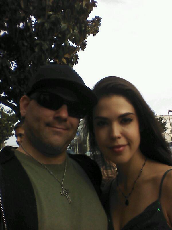 Actress Lauren Parkinson and me at Hollywood HorrorFest for The Movie The Lackey. #HollywoodHorrorFest #TheLackey
