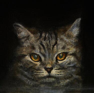 OTSgallery's tweet photo. CHRISTIAN FURR ...Exhibited at Cat Art Show Los Angeles 2014  " On the threshold "
http://t.co/XdPV2jBBkK @Pientello http://t.co/grhsINcAew