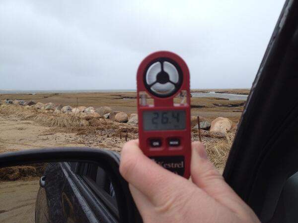 capecodweather's tweet image. Snowing...35F...and this. #SpringOnCapeCod