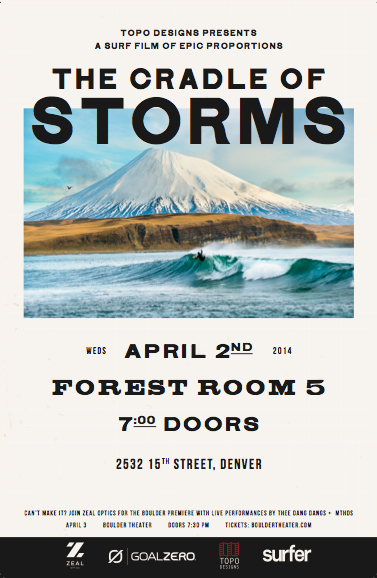 chrisburkard's tweet photo. Join me for a screening of my new film "The Cradle Of Storms" Wednesday in Denver CO Details: http://t.co/iwIn35qWYW http://t.co/oCQF24kXL4