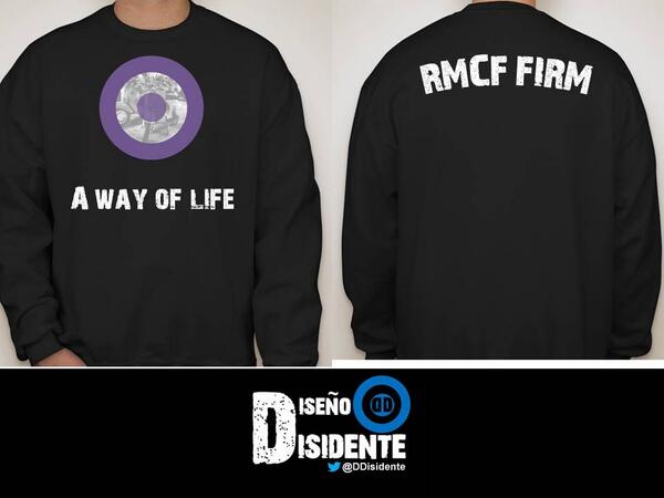 DDisidente's tweet photo. Sudadera negra sin capucha "A way of Life. RMCF Firm. Real Madrid" 15 € http://t.co/Lo7KaC5yDX