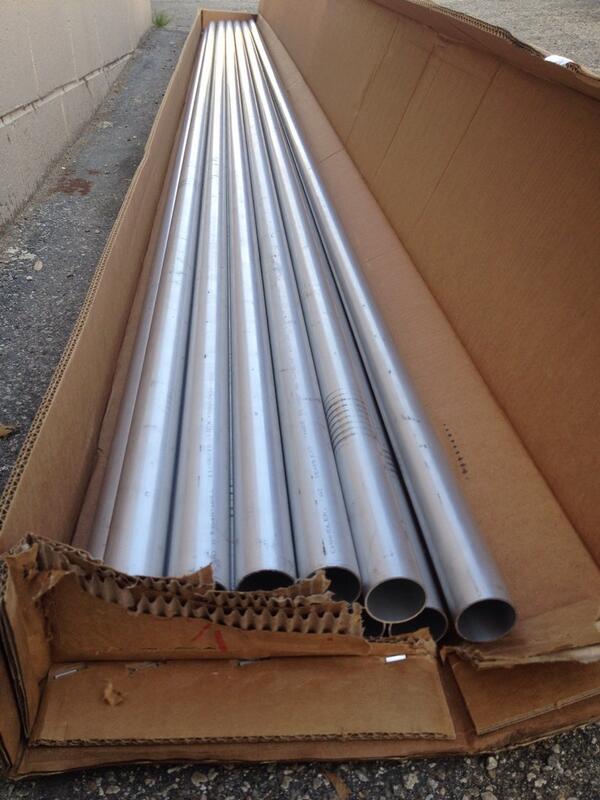 N22 tubing fresh off the truck