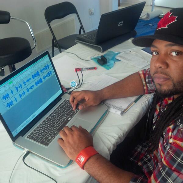 Dj O-nonymous is helping me with my audio editing..taking my coaching 2 the next level.. Feeling GRATEFUL! :-)