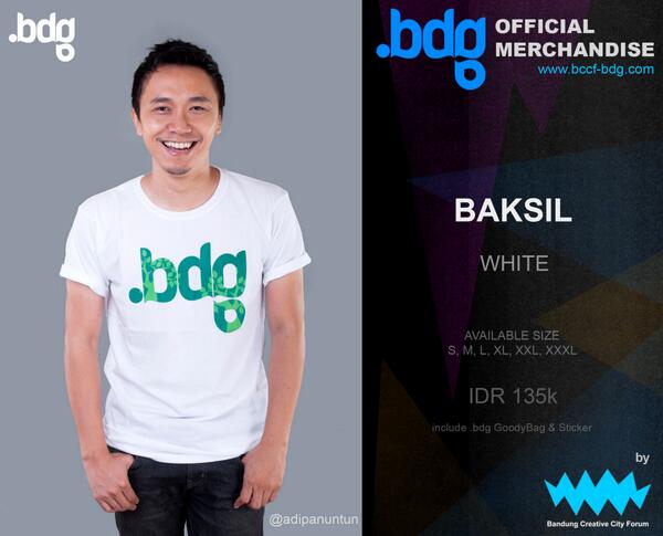 dotbdgstore's tweet photo. BAKSIL - WHITE - IDR 135K available size: S,M,L,XL,XXL,XXXL order: 022-95550803 model by: adipanuntun // @BCCF_bdg http://t.co/xTBhiRDEXy