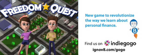 Ignov8's tweet image. Help us make a difference by supporting our financial literacy game igg.me/at/freedomquest  #finlit #edtech