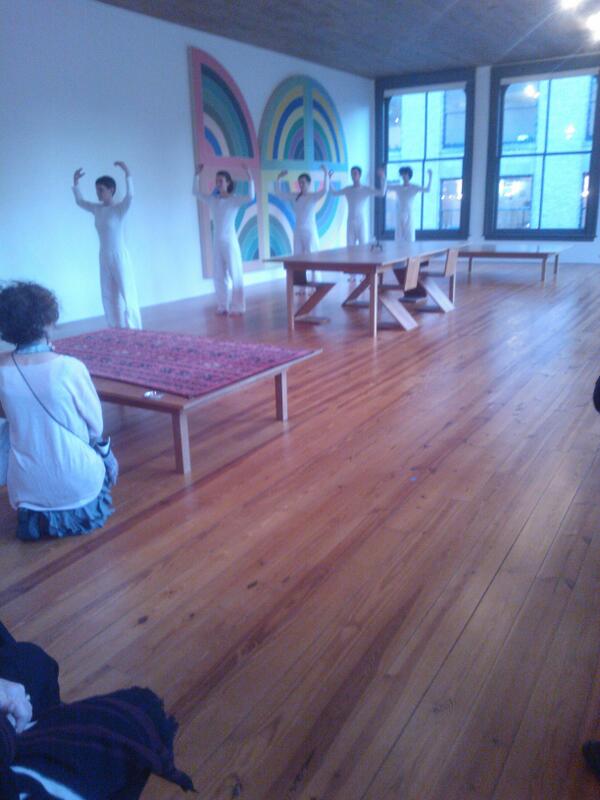 MandarinGeneral's tweet image. Watching TBDC dance performance at the Judd Foundation in Soho.