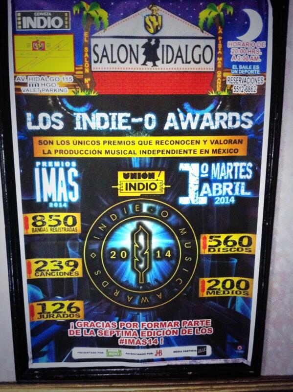 losimas's tweet image. Y mañana... #IMAS14 ¡todo listo! El #SalónHidalgo se rifó con estos posters