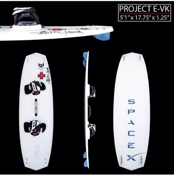 Check this Varial Foam Kiteboard I built for Elon Musk <a href="/elonmusk/">Elon Musk</a>