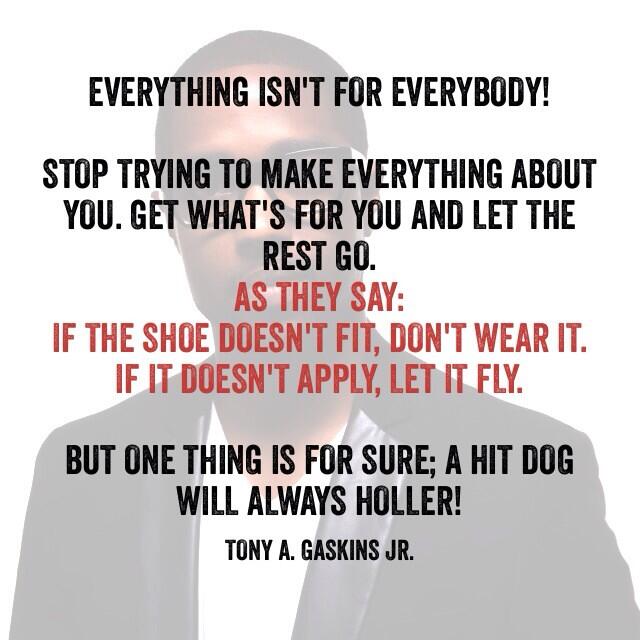 Tony A. Gaskins Jr on X: &ldquo;&ldquo;A hit dog will holler!&rdquo; http://t.co 