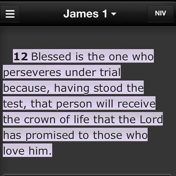 BelovedTeens's tweet photo. ✨James 1:12✨ http://t.co/gm16mMcPHL