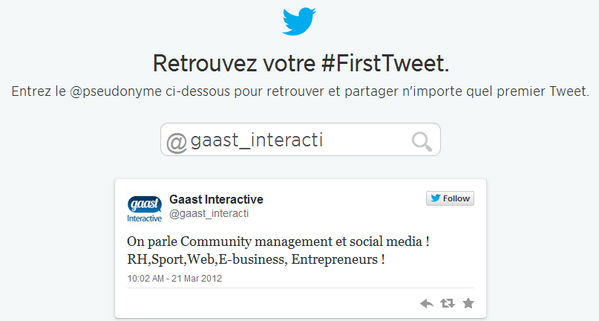 gaast_interacti's tweet photo. Retrouvez votre premier #Tweet sur http://t.co/y9DIvHasGN
Voici le notre ! Enjoy it http://t.co/yc5h3R1RKI