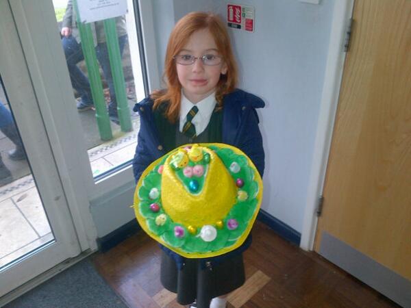 Gutted I'm gonna miss sophias easter bonnet parade, hope she has lots of fun xxx