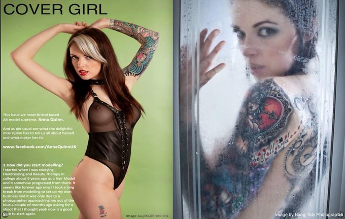 Pages from my feature in @TheTwistedAgent #interview #tattootuesday #NewPickup #FirstLook #picoftheday