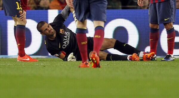 Barcelona_IND's tweet photo. Valdes absen hingga Oktober http://t.co/3GukN04Icm