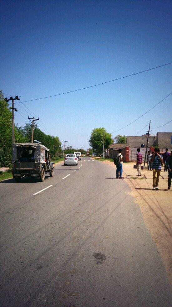 Main village Road, no less than a highway! 
#ModelVillage #Bhaktawapur