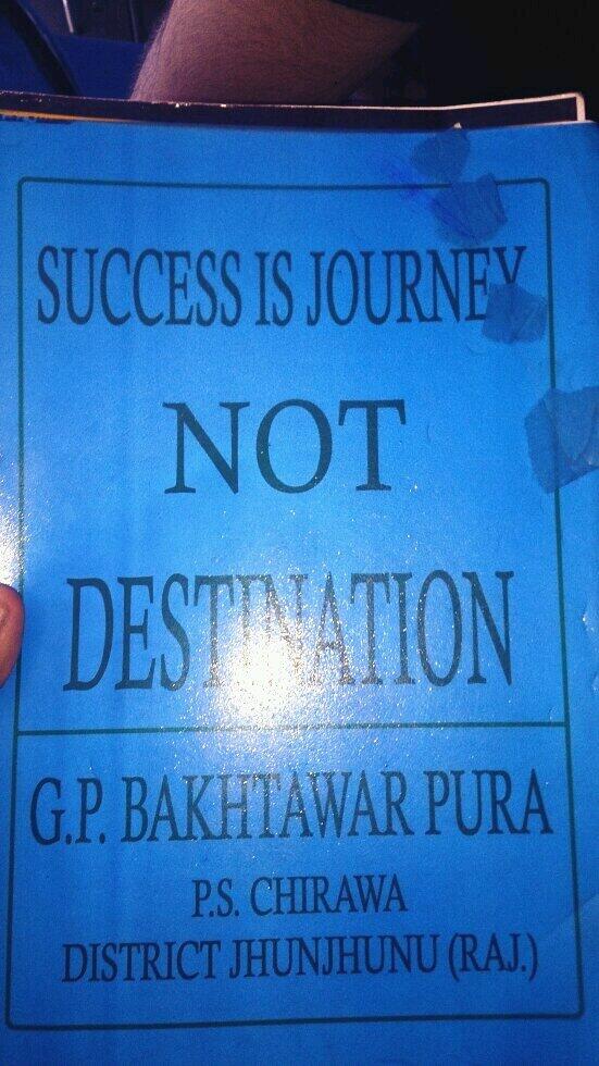 In hands,book having all certificates, awards, news paper articles in major newspapers. Pretty impressive!