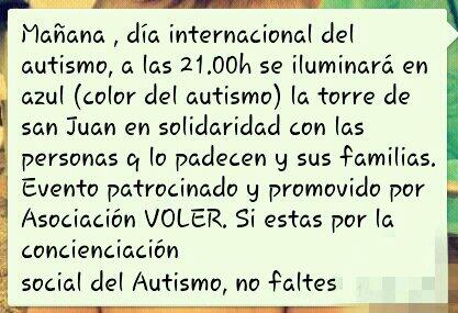 VolerEcija's tweet photo. Voler iluminará la torre de San Juan x el día internacional del autismo. A las 21:00 h. No faltes!! http://t.co/vQNBGXsZ1Z