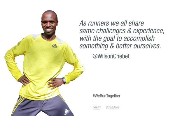 RedDirtReport's tweet photo. #BostonMarathon elite @WilsonChebet on #running and #living. #sport #athletics #marathon #adidas @adidasrunning http://t.co/prX66fy82h