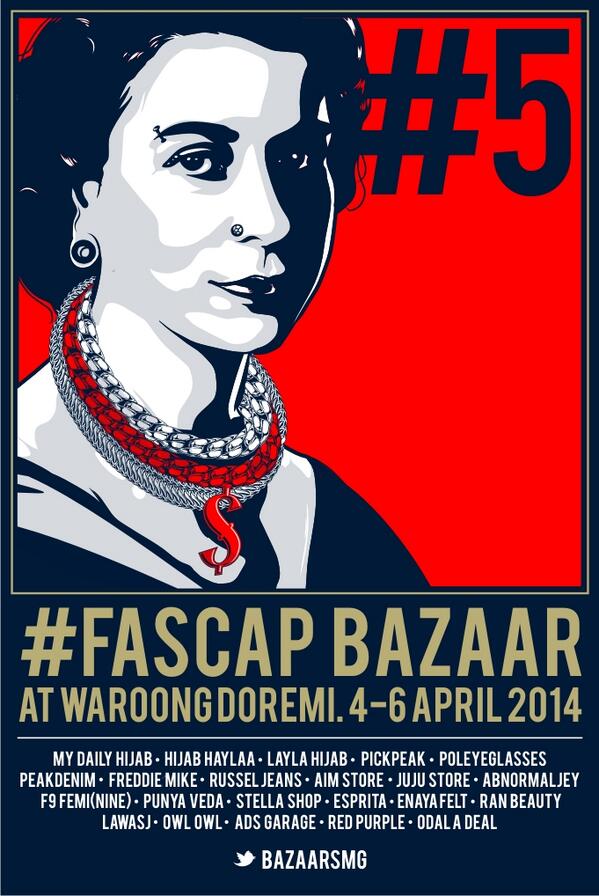 bazaarSMG's tweet photo. 5# #fascap #bazaarSMG w/20 tenant fashion bazaar&amp;garagesale @PunyaVeda @enayafelt @FreddMike @iyengveda @ataliacitra http://t.co/rbeFfJZlpO