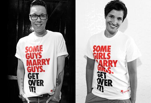 Present-hunting? Wanting to treat yourself to something new? Our #equalmarriage tees look good and raise vital funds