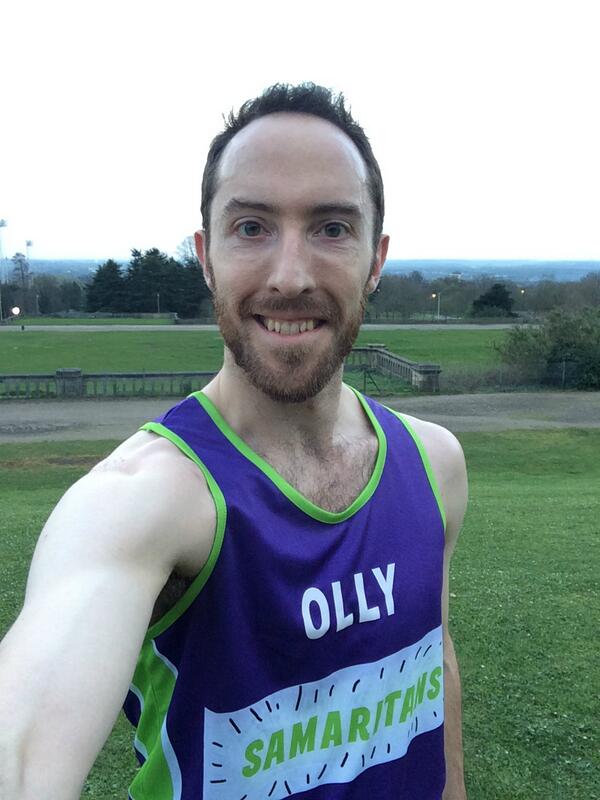 olly_hunt's tweet photo. First run in the #TeamSamaritans vest! Next stop, London Marathon... http://t.co/QERTg5bpAy