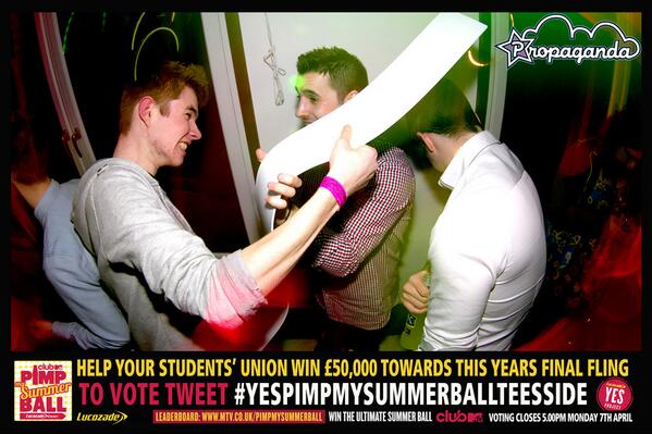 #YESPimpMySummerBallTeesside You've got to be in it to win it! It is up to you now Teesside!!!  105