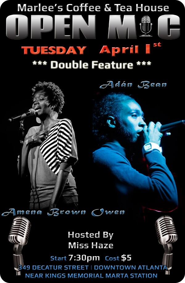 BestEventsATL's tweet photo. #TONIGHT #OpenMic #2Features @amenabee &amp; @AdanBean hostess @TheLolaHaze | 349 Decatur St| Downtown ATL| 7:00 SignUp http://t.co/DGAOMHJvwr