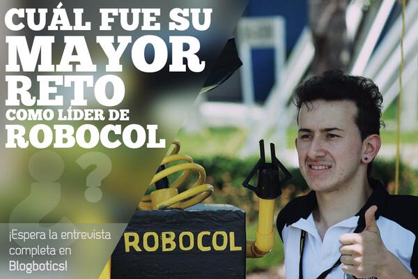 blogbotics's tweet image. No te pierdas la entrevista completa con Sebástian Macias, fundador y líder por 2 años del equipo @RobocolUniandes.